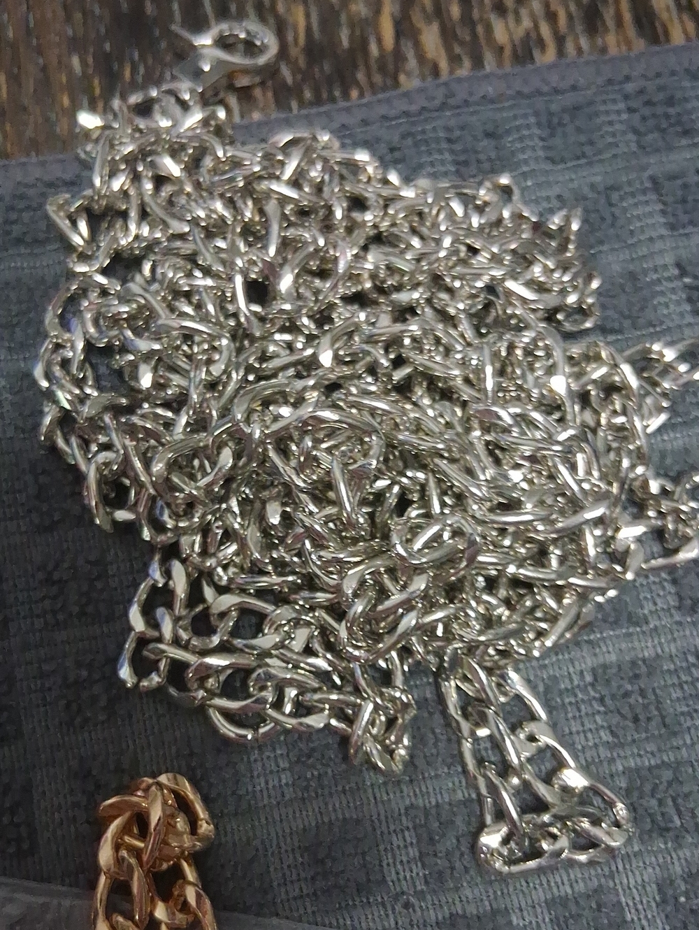 New - Metal Chain Accessories  Silver 47.24 inches - Picture 4 of 4
